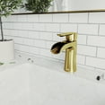 thumbnail image 6 of VIGO Paloma Single Handle Single-Hole Bathroom Faucet in Matte Brushed Gold, 6 of 13
