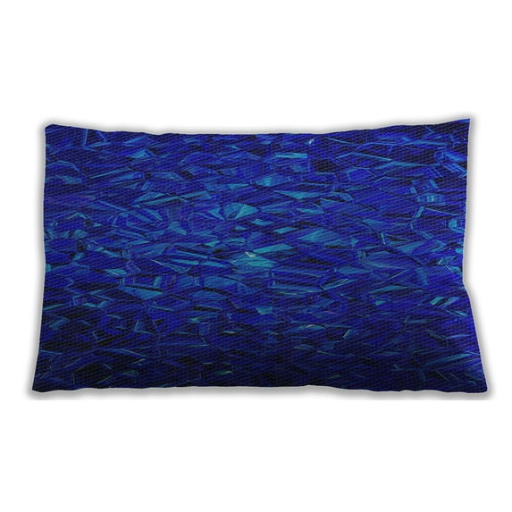 Ahgly Company Outdoor Rectangular Patterned Lumbar Throw Pillow, 13 inch by 19 inch