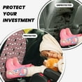 thumbnail image 4 of Naloa Cute Calf 2Pcs Anti-Kick Back Seat Cover Kick Mat, Car Seat Protector with 3 Storage Pockets, 4 of 8