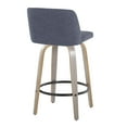 thumbnail image 6 of Toriano Counter Stools for Kitchen Counter, Counter Height Chairs, Bar Stools Set of 2, Counter Height Chairs, Bar Stools For Kitchen Island (Blue Fabric), 6 of 6