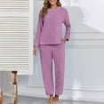 thumbnail image 2 of MEICHEN Pajamas Set for Women Women's Pajamas Winter Soft Fleece Warm Pajamas Set Pajamas Flannel Womens Loungewear, 2 of 6