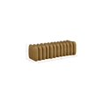 thumbnail image 3 of Meridian Furniture Atticus Brown Vegan Leather Bench, 3 of 8