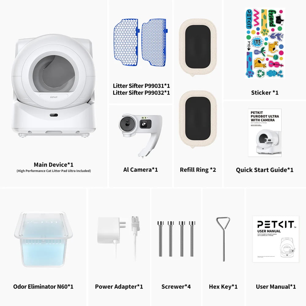 PETKIT Purobot Ultra Automatic Waste Packing Self-Cleaning Cat