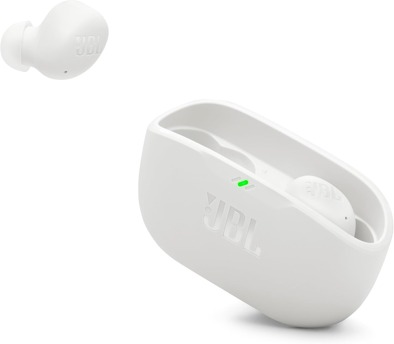 Open Box JBL Vibe Buds 2 - True Wireless Noise Cancelling Earbuds - White