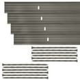 thumbnail image 4 of Dreamscape E-Z Edge Aluminum Landscape Edging Kit, Bronze, 4 Pack 6ft Metal Lawn and Garden Border Strips, 4 of 6