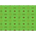 thumbnail image 1 of Ahgly Company Machine Washable Indoor Rectangle Transitional Emerald Green Area Rugs, 2' x 3', 1 of 7