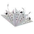 thumbnail image 1 of Five- Lampshade Paper Ceiling Lampshade Birthday Party Decorative Item Silver Paper Decorative 4Pcs, 1 of 4