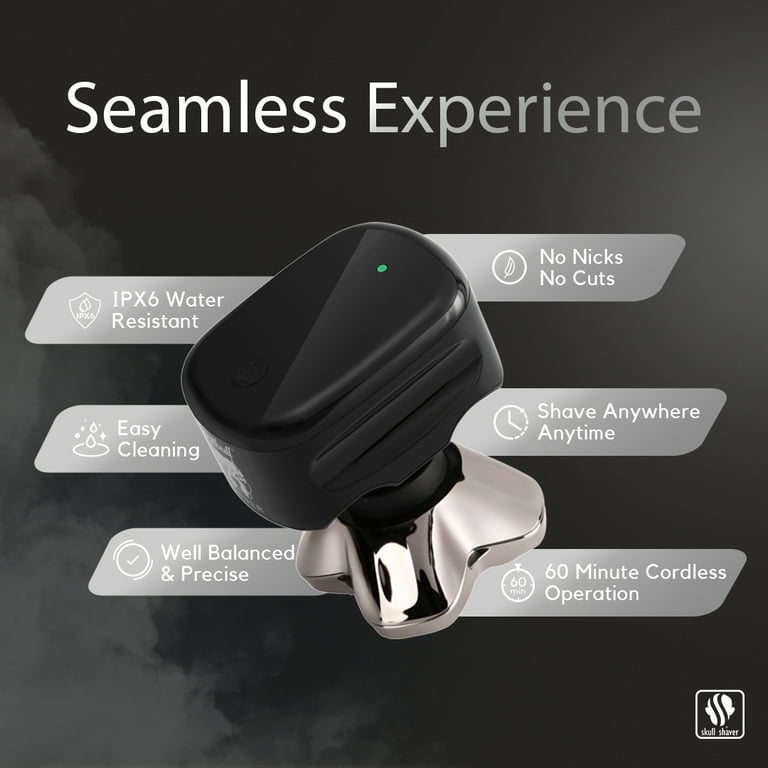 Free Shipping! Skull Shaver Pitbull Silver PRO SX5 Head Shaver for