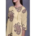 thumbnail image 4 of Bimba Kurta à Manches 3/4 Imprimée Kurti Droite Vêtements d'Été pour Femmes, 4 of 6