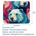 thumbnail image 5 of FeBohao Funny Mouse Pad Mat for Wireless Jiaji Cloth Portable Unique Smooth Personalized Square Abstract Home Use Decor Men Cushion Aesthetic Trendy Haves Girl Boy Work Bears, 5 of 6