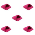 thumbnail image 2 of Transemion Lit pour Chien Doux et Confortable Adapté à Toutes les Races Universel Facile à Nettoyer Rouge rose TP, 5Set, 2 of 5