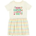 thumbnail image 3 of Inktastic Mimi and Papa Love Me Girls Toddler Dress, 3 of 5