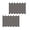 Black, variant on Automotive Window Film 2PCS Set With Hexagonal Pattern Vinyls Decals For Sun Protections And Unique Look