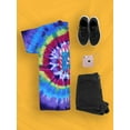 thumbnail image 3 of My Soul's Fire Piano Tie Dye Spiral Women -Image by Shutterstock, Female Medium, 3 of 4