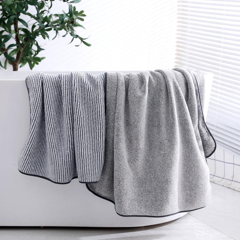 Zhuge 6pcs Bathroom Hand Towels, Home Soft Cotton Ultra-Soft 100% Cotton Hand Towel – Highly Absorbent for Shower, Pool, Spa, and Gym 55.12x27.56inch (gray)