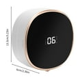 thumbnail image 3 of Hovmgk Automatic Soap Dispenser, Foaming Touchless Wall Mount Soap Dispenser with Full-Screen Display, Rechargeable for Bathroom & Kitchen, Adjustable Settings, Infrared Sensor, Waterproof, White, 3 of 6
