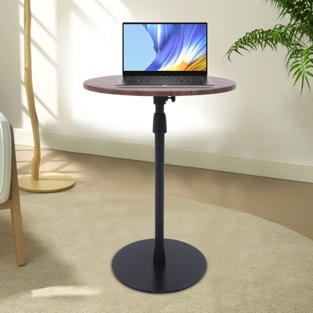 Fichiouy Sofa Table Snack Coffee Laptop End Side Table Bed Side Table Height Adjustable