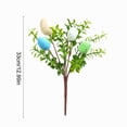 thumbnail image 3 of Easter Egg Branch Decoration, Foam Egg And Plastic Plant Ornament, Colorful Spring Holiday Party Decor, Door Or Wall Hanging, 11.81 Inch, 3 of 7