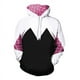 thumbnail image 1 of Disfraz de Spider-Gwen Stacy para hombre y mujer, chaqueta con cremallera y estampado 3D, para Halloween, cosplay, sudadera con capucha, 1 of 4
