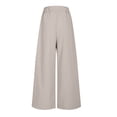 thumbnail image 6 of Mlzmgr Wide Leg Pants for Women S-3XL Loose Baggy Elastic Waisted Drawstring Womens Casual Daily Wear Pants, 6 of 6