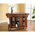 thumbnail image 2 of STAINLESS STEEL TOP KITCHEN CART/ISLAND IN CLASSIC CHERRY FINISH, 2 of 5