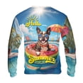 thumbnail image 2 of Hello Summer Boston Terrier Pool Day on Watermelon Float All Over Print 3D Sweatshirt Unisex Merch Gentleman Dog Lover Gifts - 13008, 2 of 6