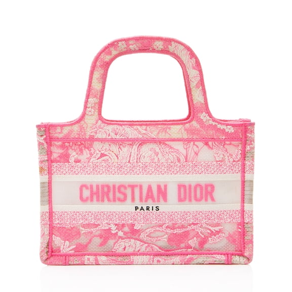 Pre-Owned Dior Toile De Jouy Mini Book Tote