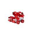 thumbnail image 2 of Qwick Click Patins à Roulettes avec Ensemble de Protection Kit de Protection pour Patinage, Cyclisme, Planche à Roulettes pour Enfants de 6 à 15 Ans avec Protège-Genoux, Coudières et Poignets (Rouge & Orange), 2 of 4