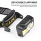 thumbnail image 5 of Faro Linterna con sensor XPG COB, resistente al agua, para correr, acampar, 5 of 9
