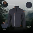 thumbnail image 6 of Propper Standard 1/4 Zip Soft Shell Job Shirt, 6 of 7