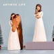 thumbnail image 4 of Resin statue holding Pet, family gift sculptures horse, 4 of 5
