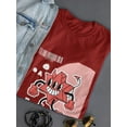 thumbnail image 3 of Cheerful Devil Techno Style T-Shirt Women -Image by Shutterstock, Female Medium, 3 of 4