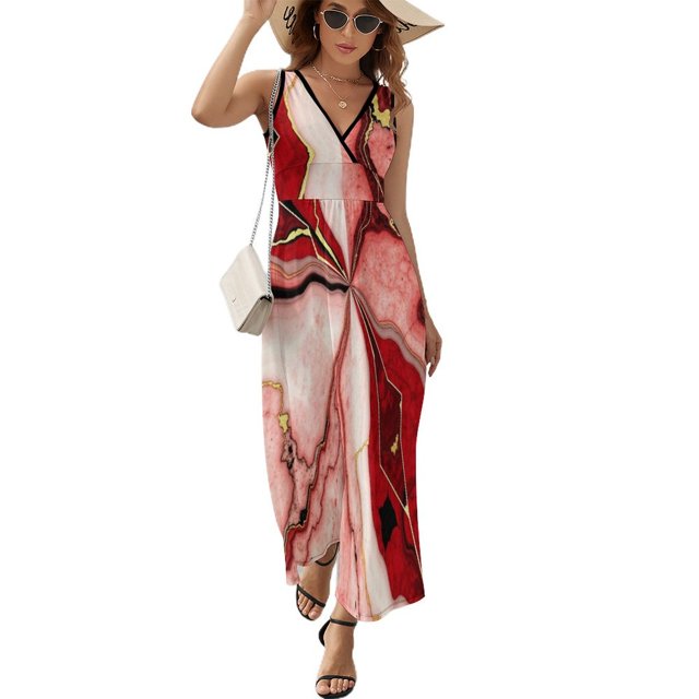 Marble Vestido Sin Mangas , Vestidos De Lujo Para Ocasiones Oficiales