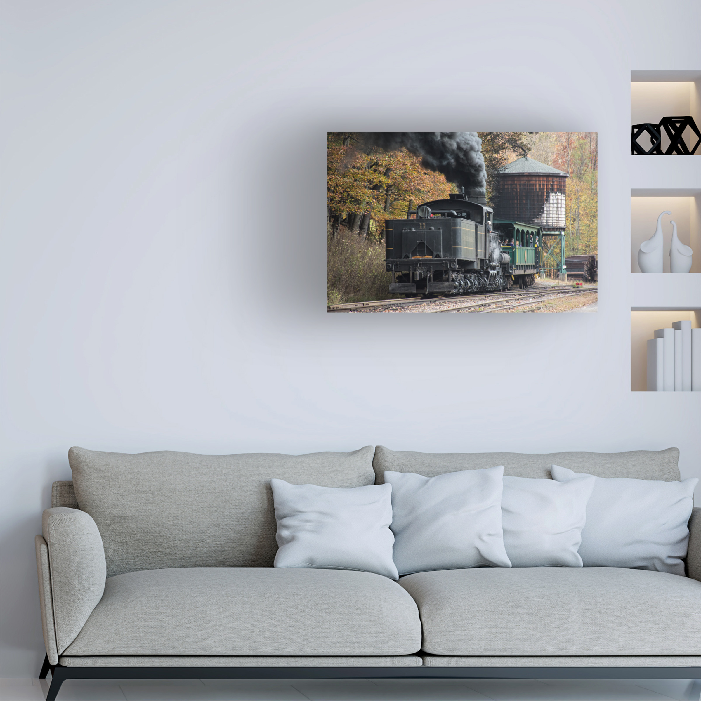 Robert Michaud 'Cass Scenic Railroad 1' Canvas Art