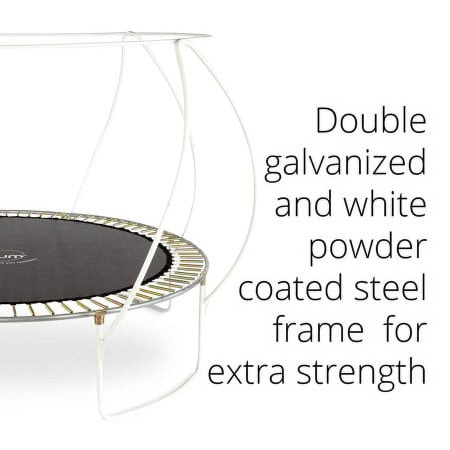 Plum Play Latitude 14-Foot Trampoline, with Safety Enclosure, Black/White