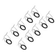 thumbnail image 2 of 10 Uds guías de caña de pescar kusrkot punta doble pierna DIY Anillo guía de caña de pescar, 2 of 7