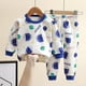 thumbnail image 4 of Traje de algodón de otoño para niños, cuello redondo, ropa interior de manga larga para niñas, ropa de otoño, pantalones, pijamas, ropa para el hogar, 4 of 6