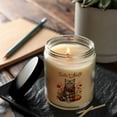 thumbnail image 4 of Hello Fall American Shorthair Scarf Welcome Autumn with Leaves Pumpkins Soy Wax Candle Cat Lover Kitten Owner Gifts 16oz White Vanilla Candle - 00011, 4 of 5