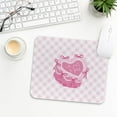thumbnail image 2 of Pink Preppy Cute Mouse Pad, Coquette Square Mouse Pads for Desk, I''m Just A Girl Girly Mouse Pad, Girly Desk Accessories, Pink Office Supplies and Accessories, 8x8 Inch, 2 of 6