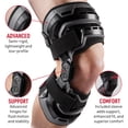 thumbnail image 2 of Rodillera McDavid de alta resistencia con bisagras para aliviar el dolor de rodilla, 2 of 8
