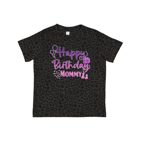 

Inktastic Purple Happy Birthday Mommy Gift Toddler Boy or Toddler Girl T-Shirt