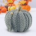 thumbnail image 1 of Calabazas artificiales BLESIY Adorno de Halloween Decoración rústica Calabaza de imitación Gris, 1 of 8