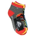 thumbnail image 3 of Jurassic Park Socks Kids T-Rex Dinosaur World Ankle No Show Socks - 5 Pack, 3 of 5