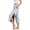 32# Blue, variant on Womens Tear Away Recovery Pants Elastic Waist Plaid Capri Trousers Wide Leg Magic Tape for Hip Knee Replacement Camel M