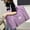 Purple, variant on Jacenvly Foldable Travel Duffel Bag, Tote Carry Luggage Person Item Bag Sport Duffle Weekenders Carry Overnight For Women Girls Travel Essentials for Women Carry on Luggage
