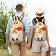 thumbnail image 4 of Yiaed Three Gnomes With Balloons Print Laptop Backpack Travel Canvas Backpack Vintage Aesthetic Backpack for School Knapsack Plain Backpack Backpack for School-Small, 4 of 5