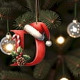 thumbnail image 4 of Home Decor 26 Christmas Letter Decorations A To Z (without H And V) Hanging Christmas Tree Pendant Alphabet Letters Named Alphabet Decorations Christmas Tree Decorations, 4 of 4