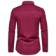 thumbnail image 4 of Blusa de manga larga con estampado de botones de cobertura de moda casual para hombres Pompotops  oipoqjl50624, 4 of 9