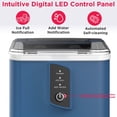 thumbnail image 4 of Frigidaire 26 Lbs. Countertop Ice Maker, Bullet Shaped Ice, Azure, 4 of 9