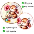 thumbnail image 4 of Easter Decoration Set Spring Home Decor, Bunny Decor for Home, Indoor, Tiered Tray, Spring Rabbit Stuffed Centerpiece Table, Easter Basket Stuffers Essentials for Women, Gnome Surprise, 4 of 7